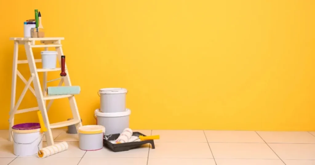 Commercial building exterior painting